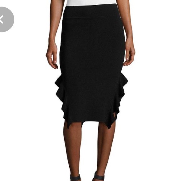 Opening Ceremony Black Side Flounce Skirt (NWT)-XS - Picture 4 of 8